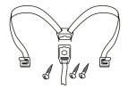 Flexible strap SHAD D1B46CGR for SH46