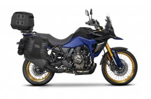 Set of SHAD TERRA TR40 adventure saddlebags and SHAD TERRA rear bag TR50, including mounting kit SHAD SUZUKI V-STROM 800 DE