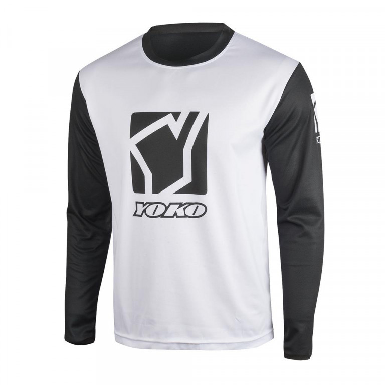 MX dres YOKO SCRAMBLE white / black XXXL