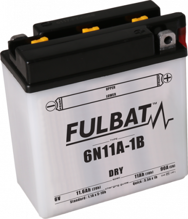 Konvencionalen akumulator (priložena kislina) FULBAT 6N11A-1B