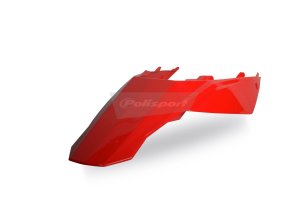 Rear fender + side panels POLISPORT rdeč