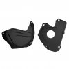 Clutch and ignition cover protector kit POLISPORT 90951 Črn