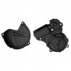 Clutch and ignition cover protector kit POLISPORT 90966 Črn