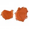 Clutch and ignition cover protector kit POLISPORT 90986 Oranžna
