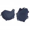 Clutch and ignition cover protector kit POLISPORT 90987 Modra