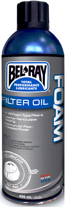 Olje za filter Bel-Ray FOAM FILTER OIL (400ml Spray)