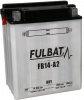 Konvencionalen akumulator (priložena kislina) FULBAT FB14-A2  (YB14-A2) Kislina priložena