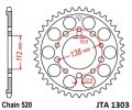 Aluminijasti zadnji verižnik (zobnik) JT JTA 1303-44 44T, 520