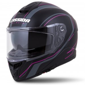 Full face helmet CASSIDA Integral GT 2.0 Reptyl black/ pink M
