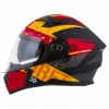 Full face helmet CASSIDA INTEGRAL 3.0 DRFT matt orange / fluo red S