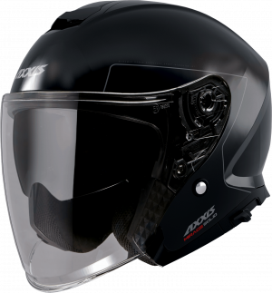 JET helmet AXXIS MIRAGE SV ABS solid black matt S