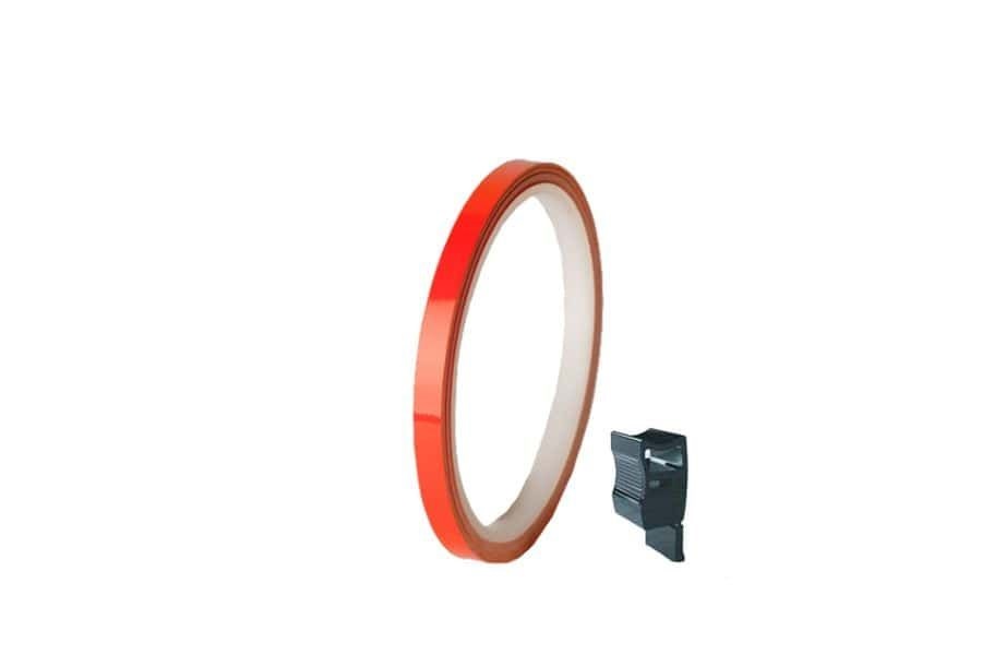 Rim strip PUIG 4542X orange reflective 7mm x 6m (with aplicator)