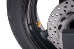 Valves for tubeless wheels PUIG 8100G yellow D 8,3mm