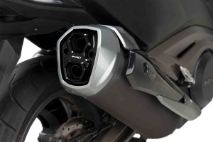 End tube for exhaust PUIG črna