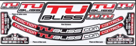 RIM sticker TUbliss Nuetech za BETA RR 430 (2001-2025)