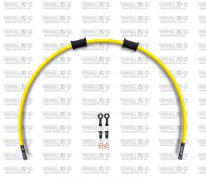 Set cevi za sklopko Venhill DUC-8001CB-YE POWERHOSEPLUS (1 cev v kompletu) Yellow hoses, black fittings